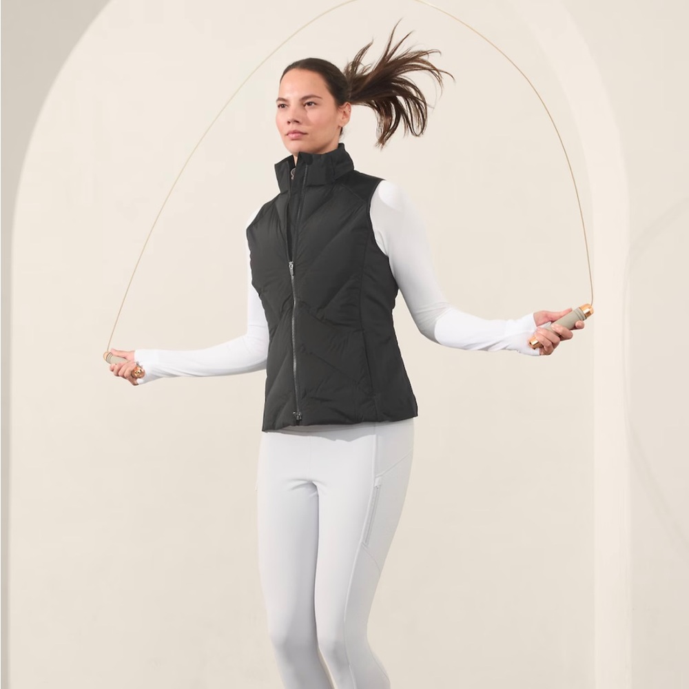 Athleta Black Inlet Vest Extra Large Tall - EUC